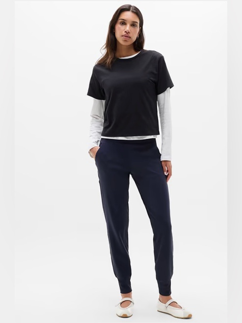 Athleta Women's Size 8 Navy Blue Venice High Rise Jogger